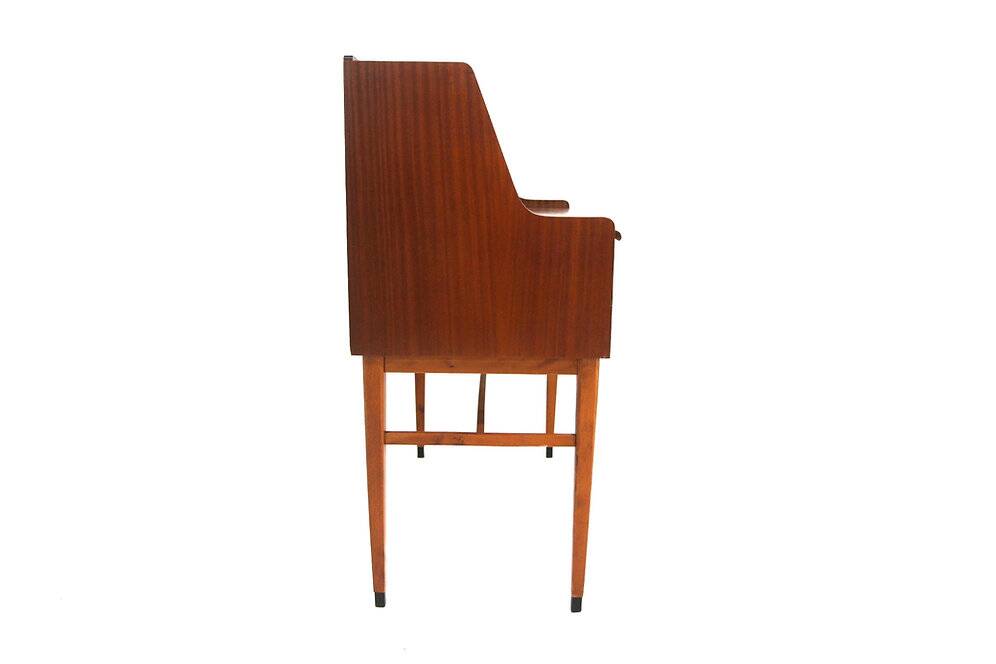 Scandinavian mahogany secretary, Sweden, 1950