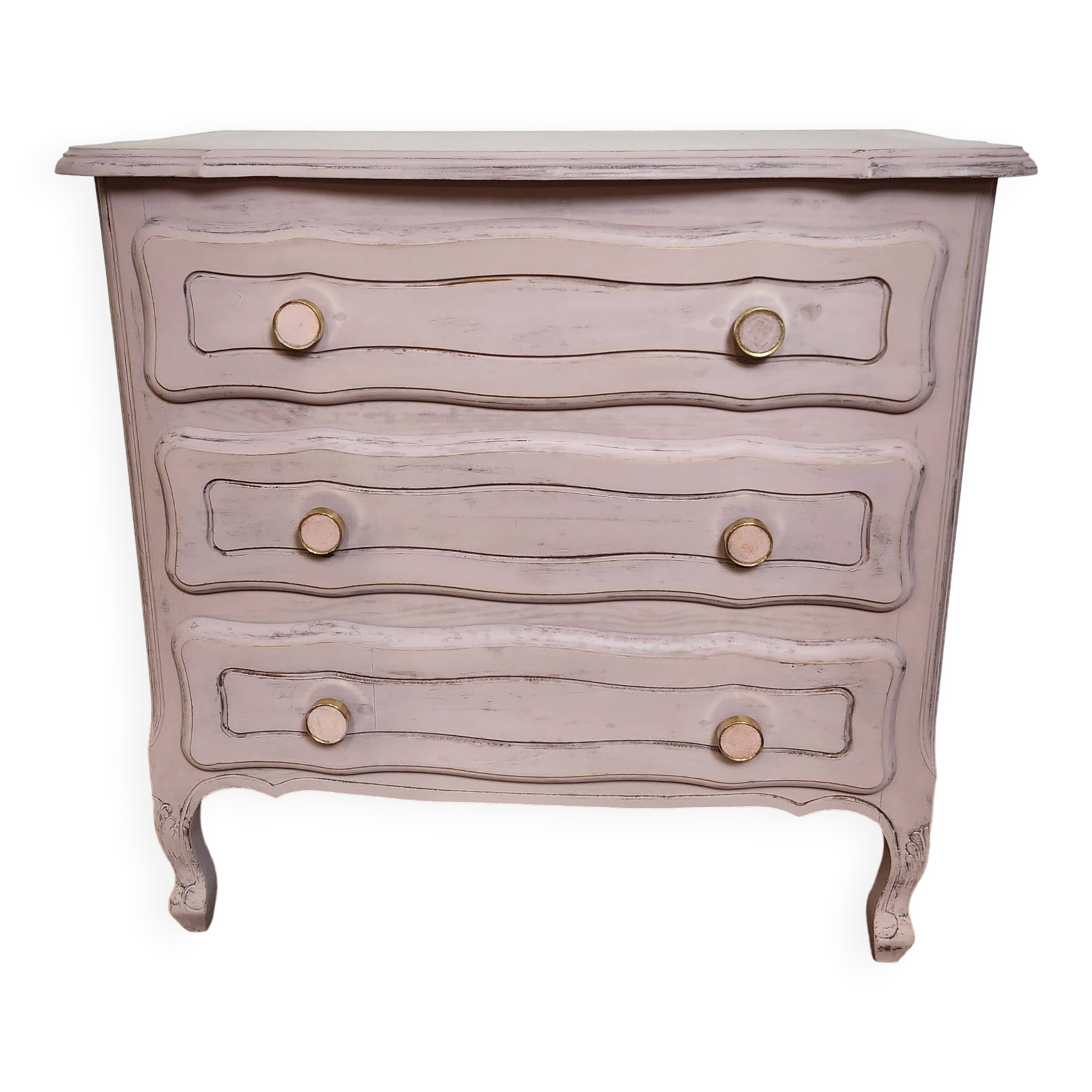 old pink restyled chest of drawers
