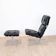 High armchair and ottoman Joker by Olivier Mourgue for Airborn, 1964