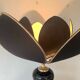 ▪️The Dolphin Lamp Jennings Lotus Lampshade Hollywood Rengency