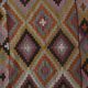 Vintage Turkish hallway rug 78x460 cm