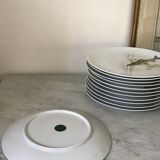 12 porcelain plates