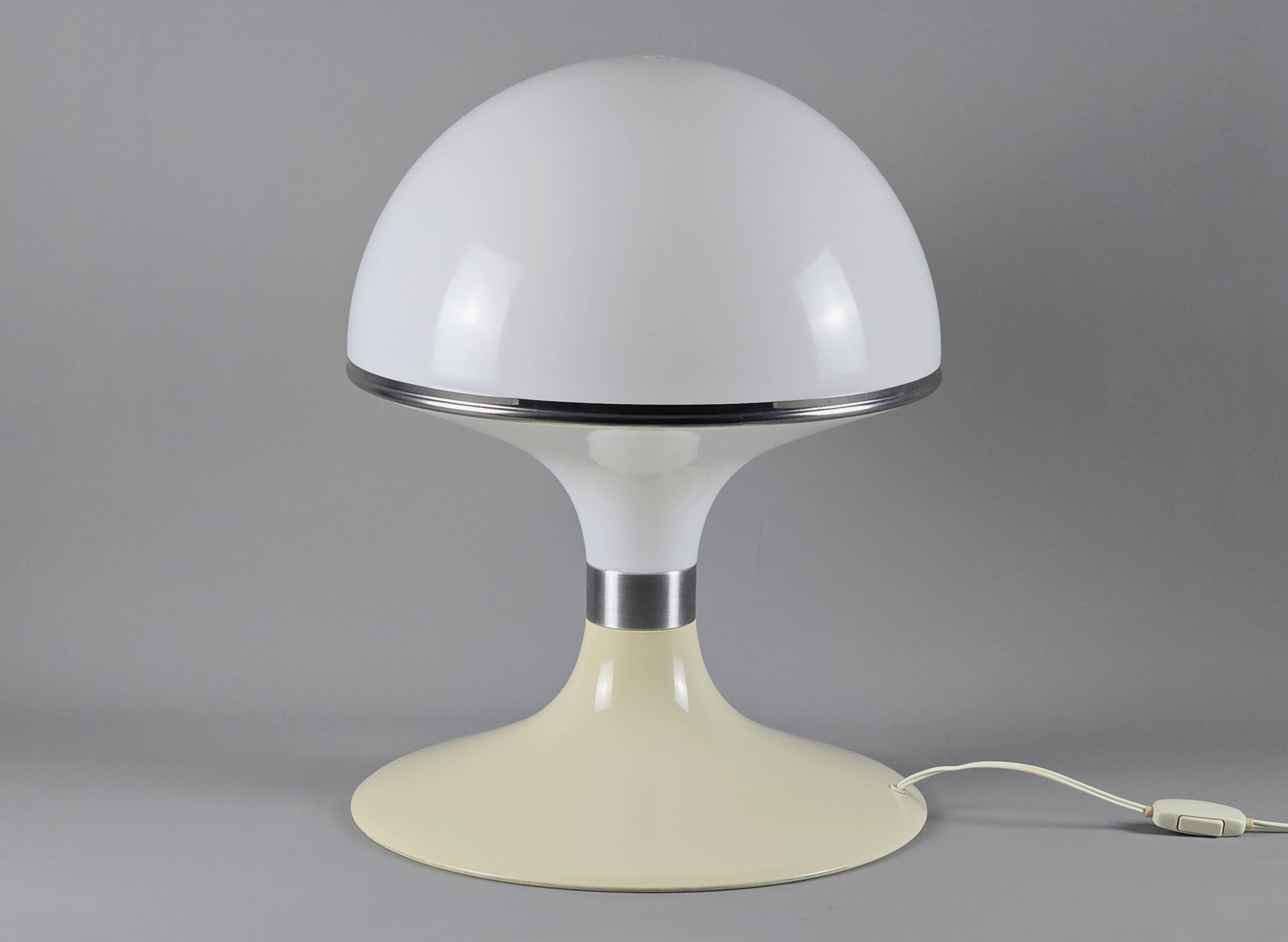 Lampe champignon Space Age en plastique Dadime XL, France années 1970