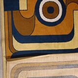 Tapis space age, années 70, couleur rare.