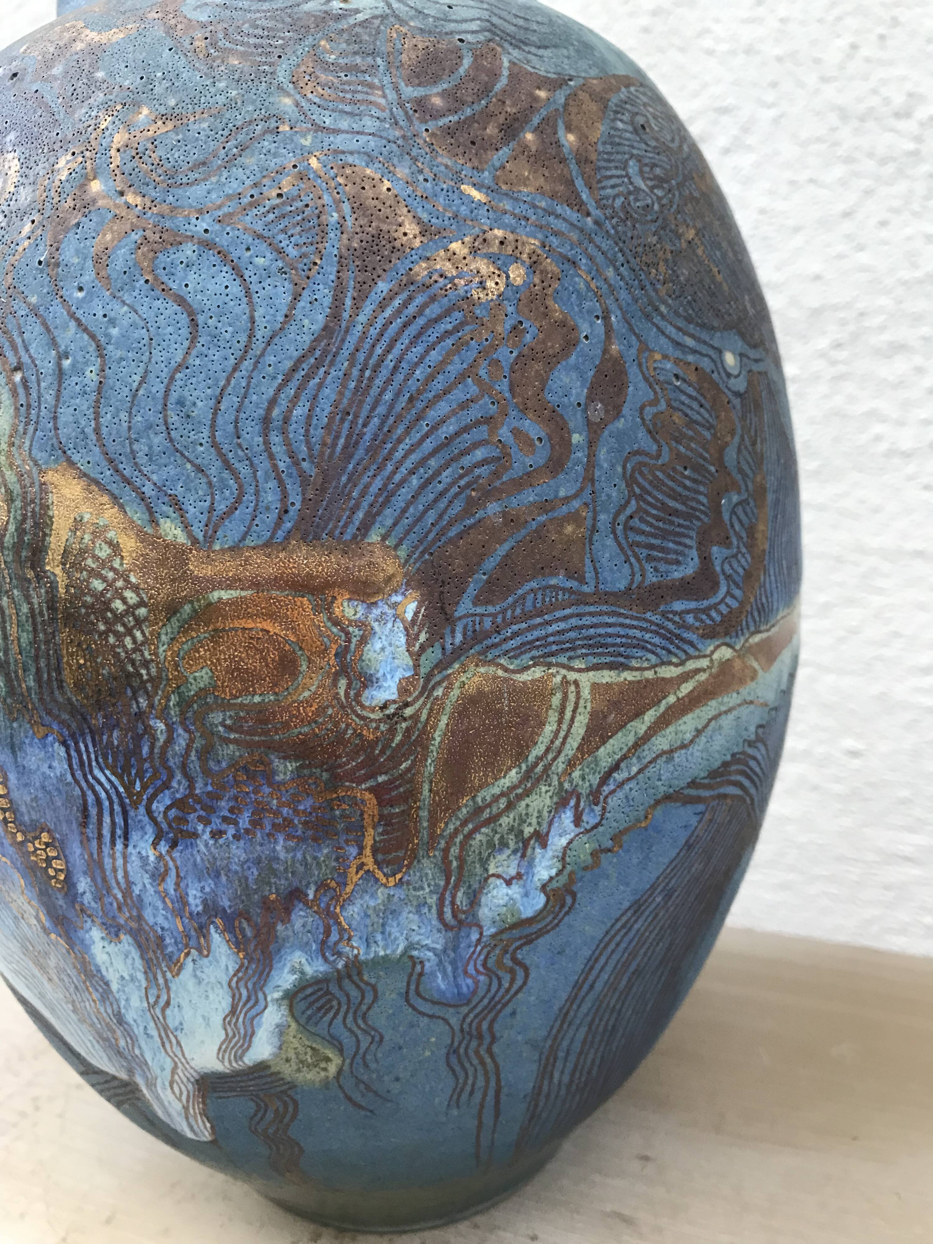 Vase Marc Roussel 80's