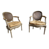 Pair of Louis XVI armchairs