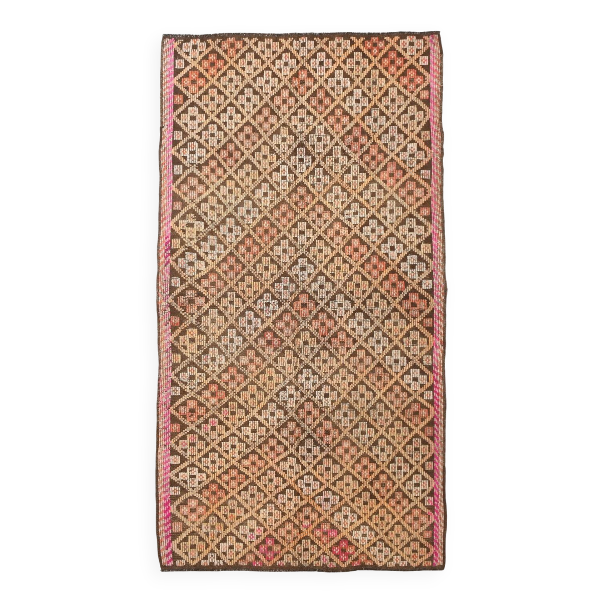 5x9 Turkish Kilim Rug, 151x282Cm