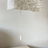 Seventies frosted plastic perspex wall light.