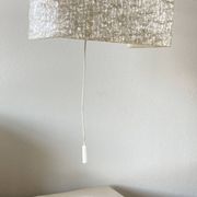 Seventies frosted plastic perspex wall light.
