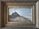 HST painting "Bord de mar" Animated seascape with thatched cottage signed Bilson XIX° + frame