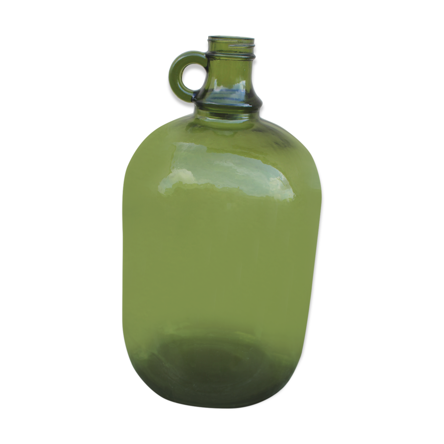 Demijohn with bottle green handle