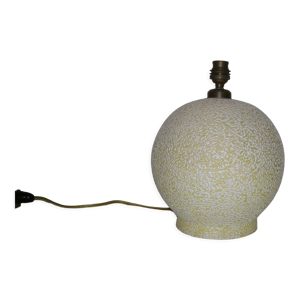 Pied de lampe craquelé des années