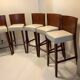 Table Haute Marbre Carrara + 5 Tabourets "Neoz" par Philippe Starck /Draide