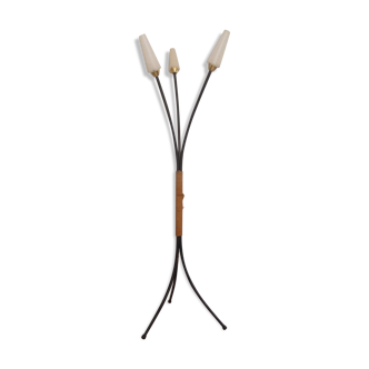 Lampadaire tripode vintage 3 feux