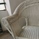 Wicker bench, rattan