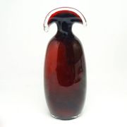 Mid-century modern vase, glass, Poland, 1970s