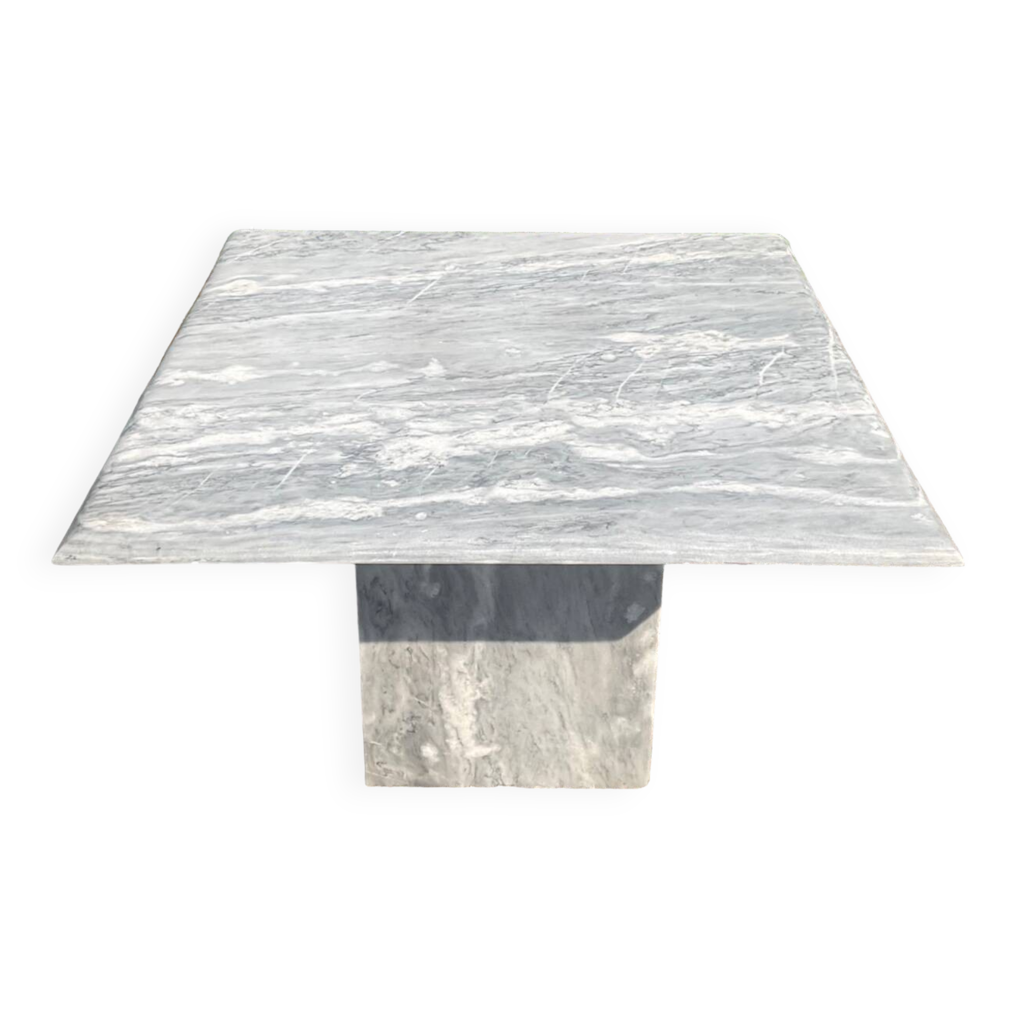70s marble coffee table