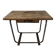 Bureau design en tube et plateau bois XX siècle