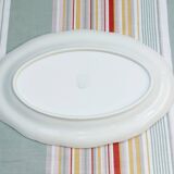 Villeroy & Boch brown scalloped oval serving dish