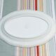 Villeroy & Boch brown scalloped oval serving dish