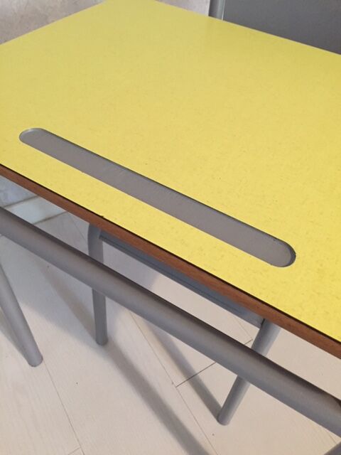 Vintage school desk and chair