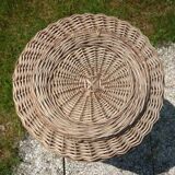 Rattan basket with lid