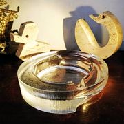1970s Big Ashtray by Fabio Frontini for Arnolfo di Cambio in Lead Crystal,