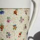 Vintage flower sugar bowl in real hard porcelain sfp