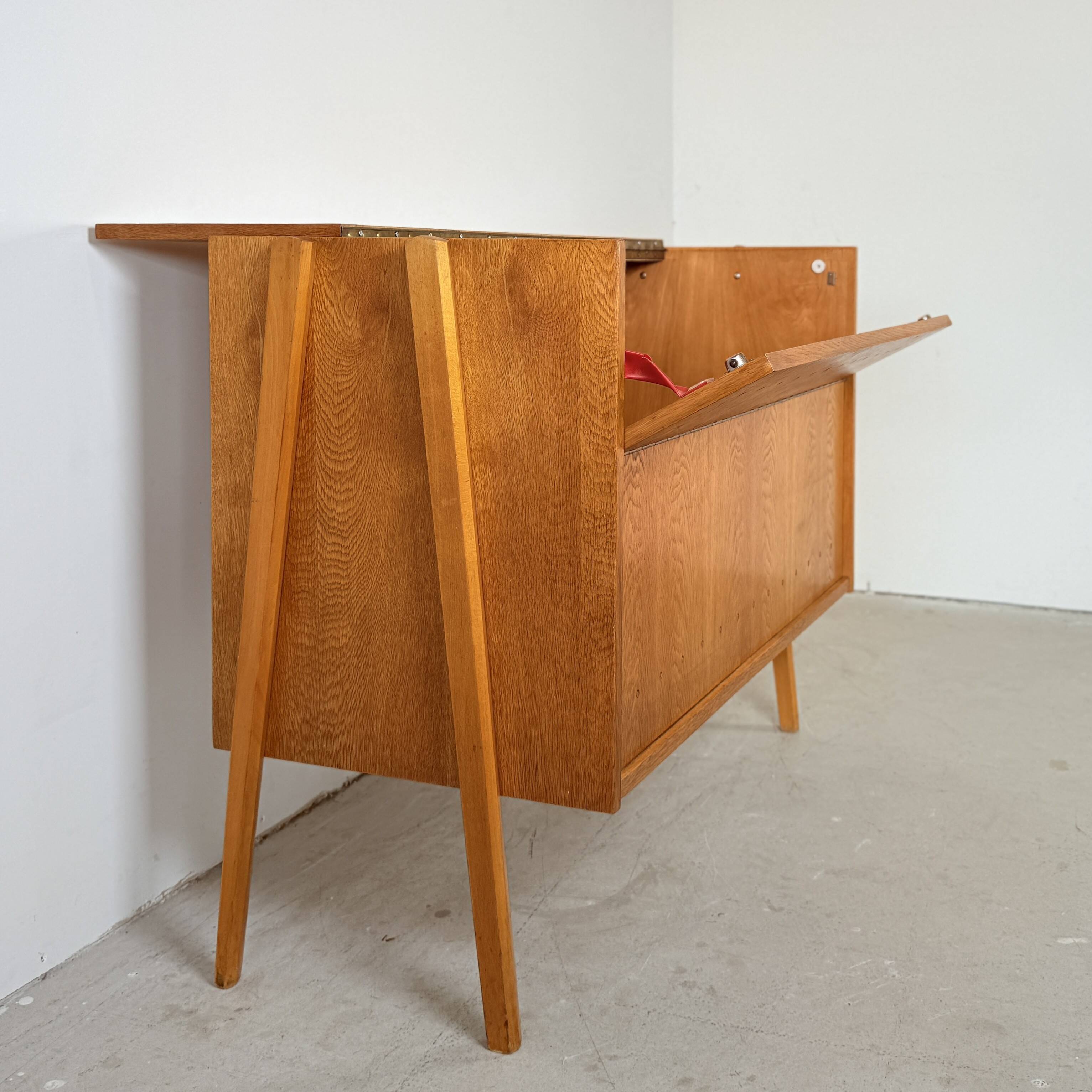 Vintage blanket chest/ toy chest, Frantisek Jirak