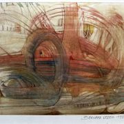 Lithographie 1/10 signée Bernard Ledein, 1986