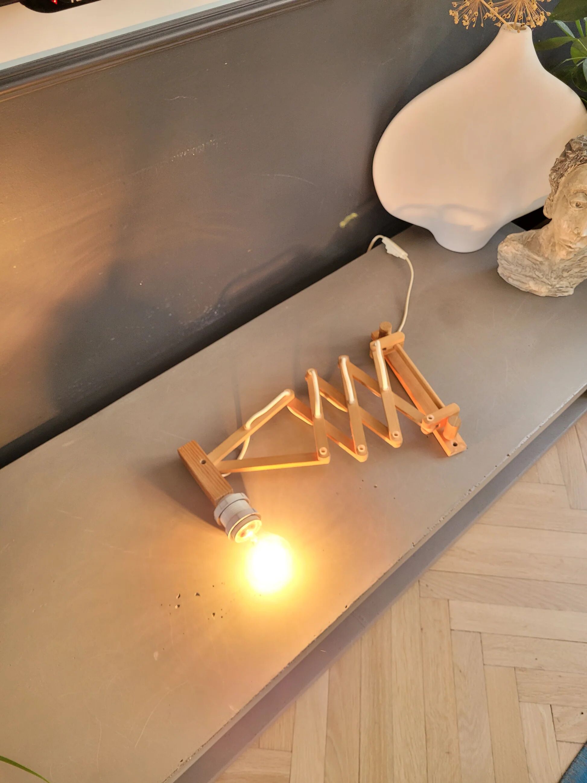Translandia accordion wall light - Scandinavian 1960s