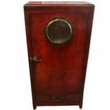 OLD WOODEN ICE CREAM CABINET