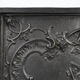 Antique Rococo style Fireback in cast iron, France ca. 1780