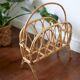 Magazine rack wicker