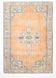 6x9 Vintage Pale Orange Oushak Handmade Vintage Rug, 176x260 Cm