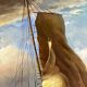 John Russel Chancellor (1925-1984) rare sur le marché, huile sur toile, marine, bateaux