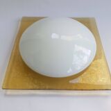 Large Murano glass wall or ceiling light from the 70s