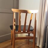 English chair wood and skai