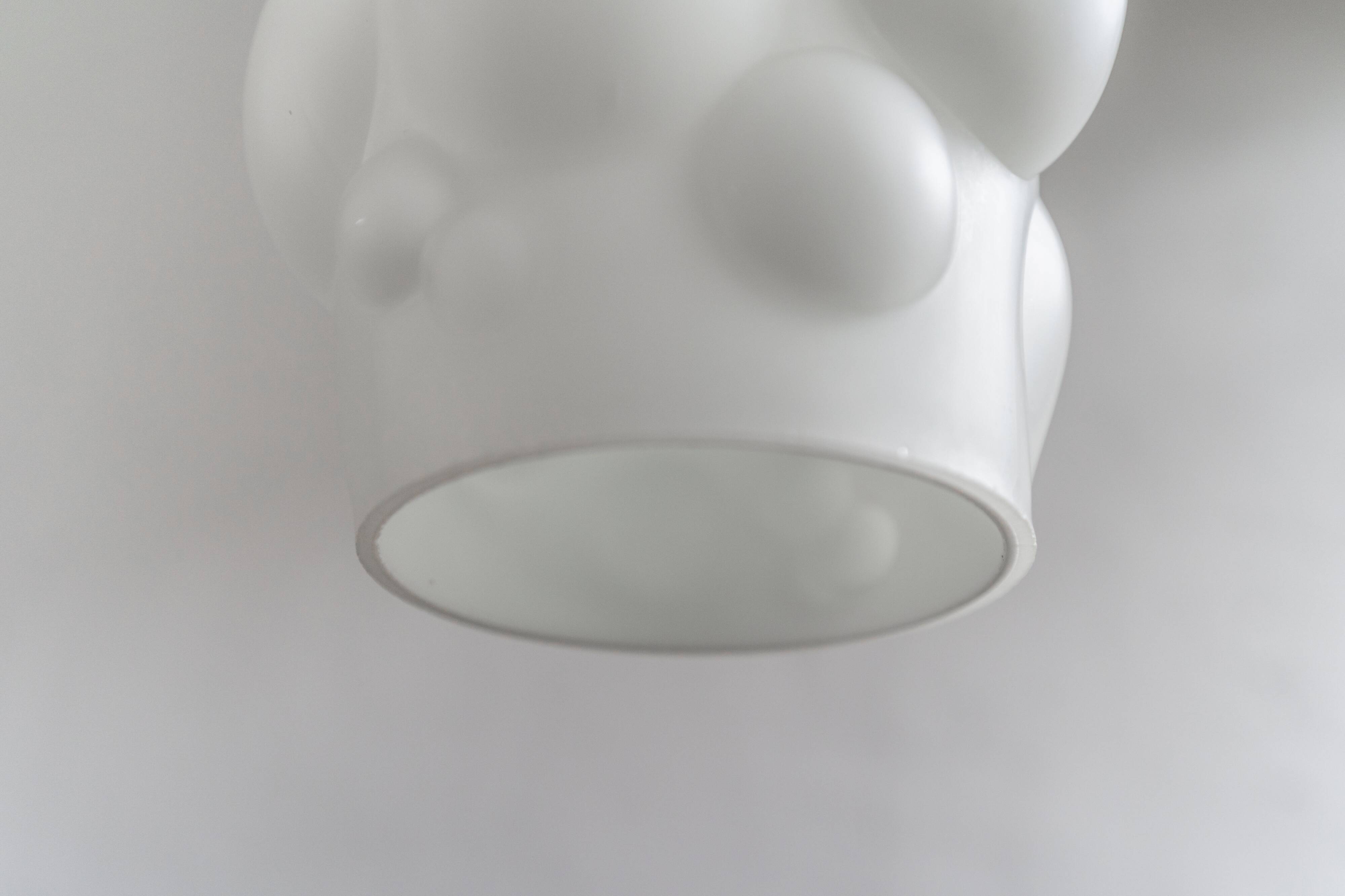 Bubbles Glass Pendant by Osvětlovací Sklo, 1970s