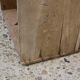 Square wooden box