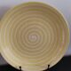 Set of 5 old Longchamp sunny yellow flat plates
