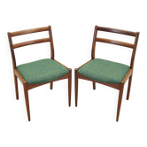Set of two teak chairs, Danish design, 1970s, production: Denmark