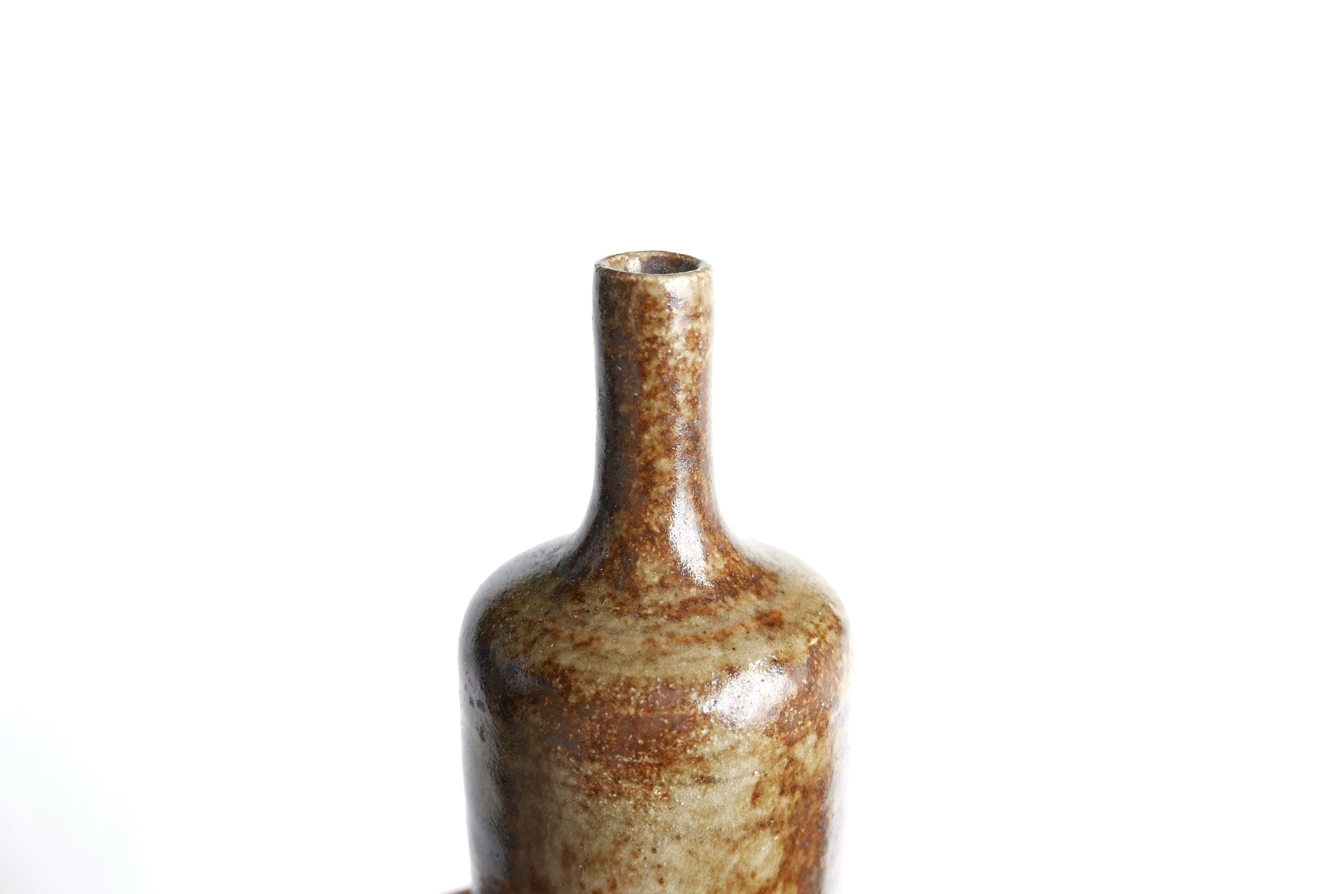 Sandstone bottle vase, 60s