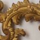 Golden Art Deco wall frieze, 1930-1950