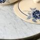 Tureen blue flowers Saint-Amand 30s-40s