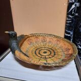 Peacock-shaped basket