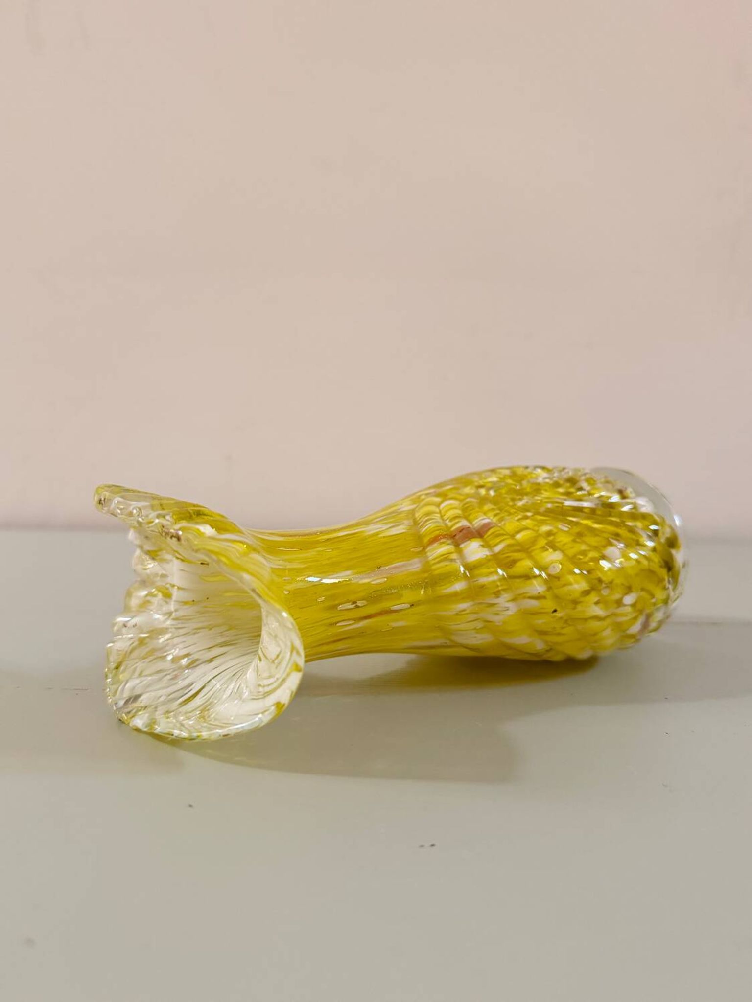Vase soliflore Legras  « porte-bouquets soleil »