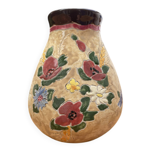 vase ancien en céramique - massier