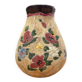 Antique ceramic vase from Vallauris signed J. Massier