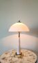 1980s vintage mushroom lamp in brass